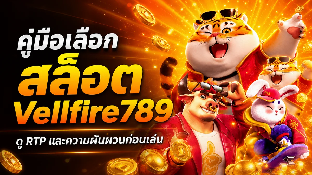 Vellfire789 คู่มือเลือกสล็อต RTP และความผันผวน
